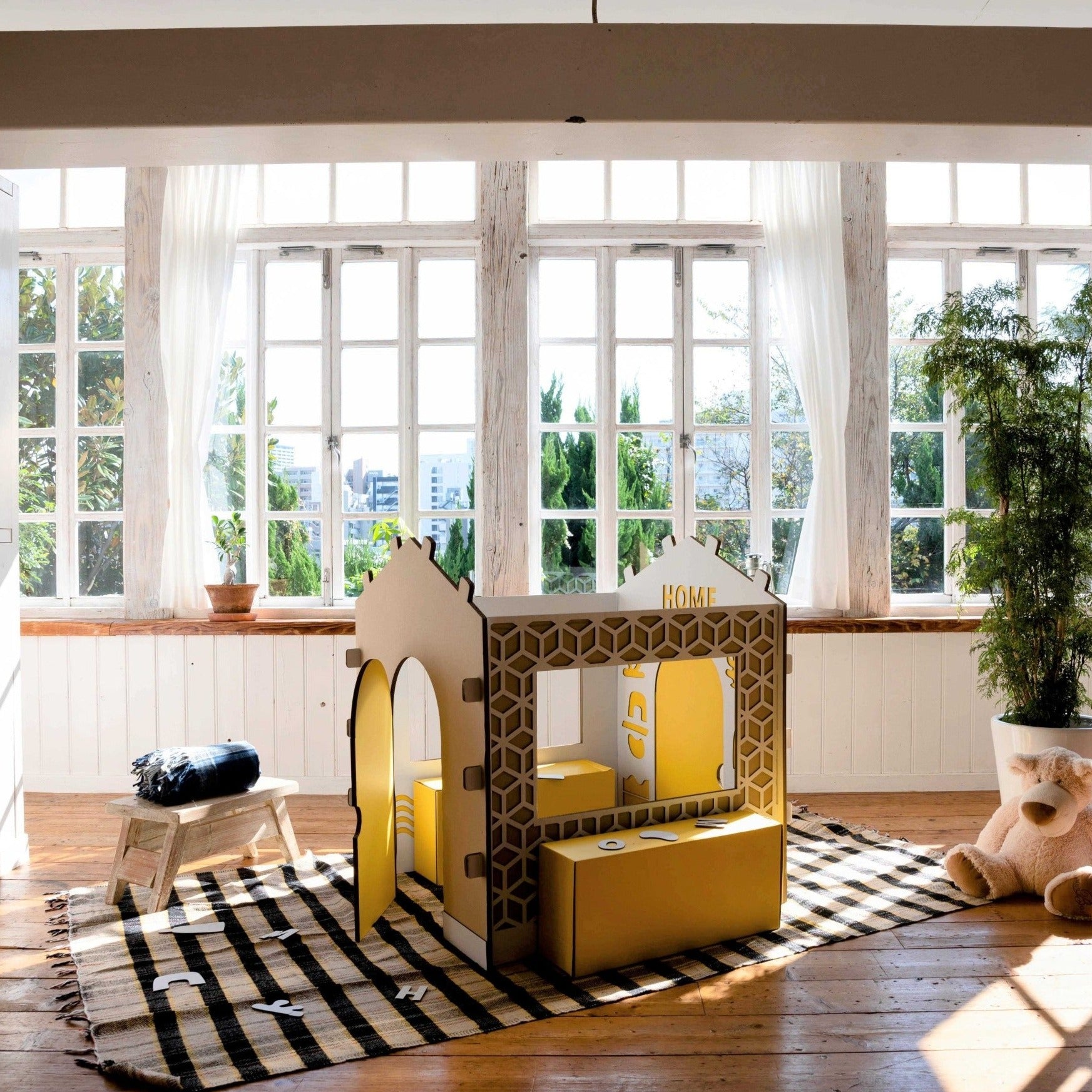 美品】DAMBO キッズハウス マイベース 知育 おもちゃ